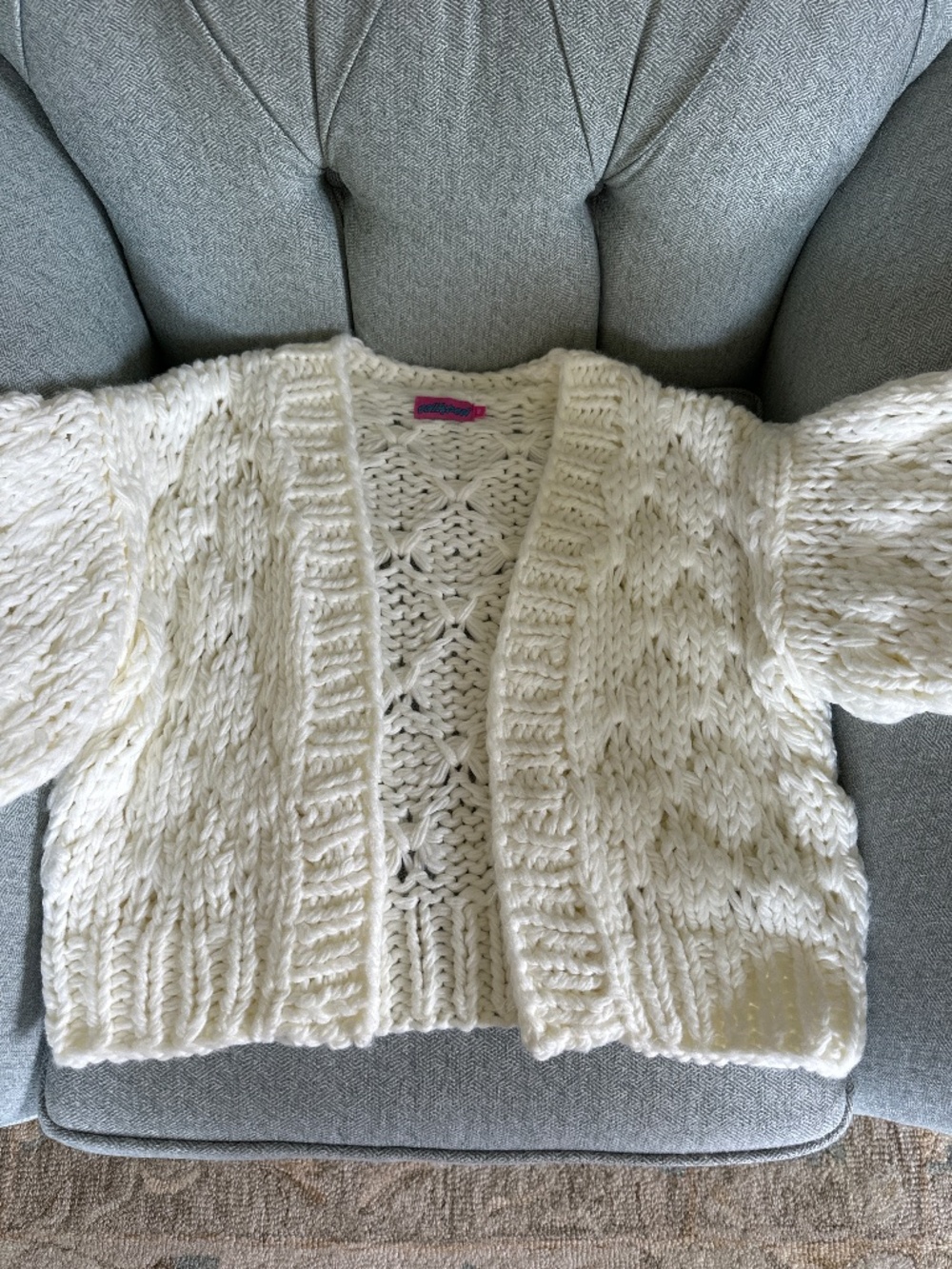 Edikted Cropped Cardigan